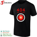 HAL 9000 404 not found computer error sci-fi shirt