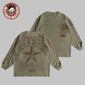 HEB Connor Dwyer 2025 Heavy Metal Inspired With The Health Alliance In Austin Texas Lone Star Logo Here Everyone Belongs Sand Long Sleeve Tee
