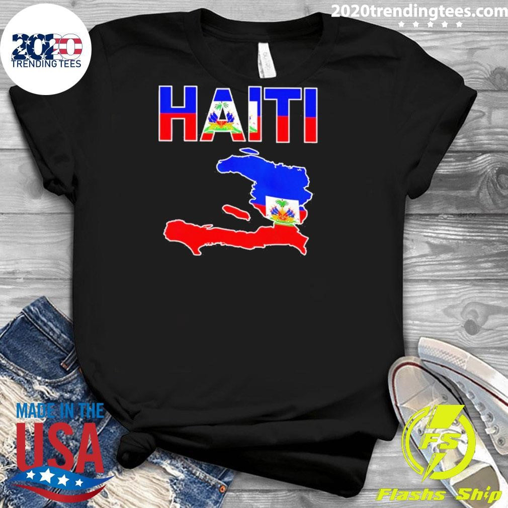 Haiti Flag Day 2026 Map Flag Shirt