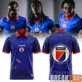 Haitienne De Football 1974 Historia do Haiti for World Cup 2026 Polo Shirt