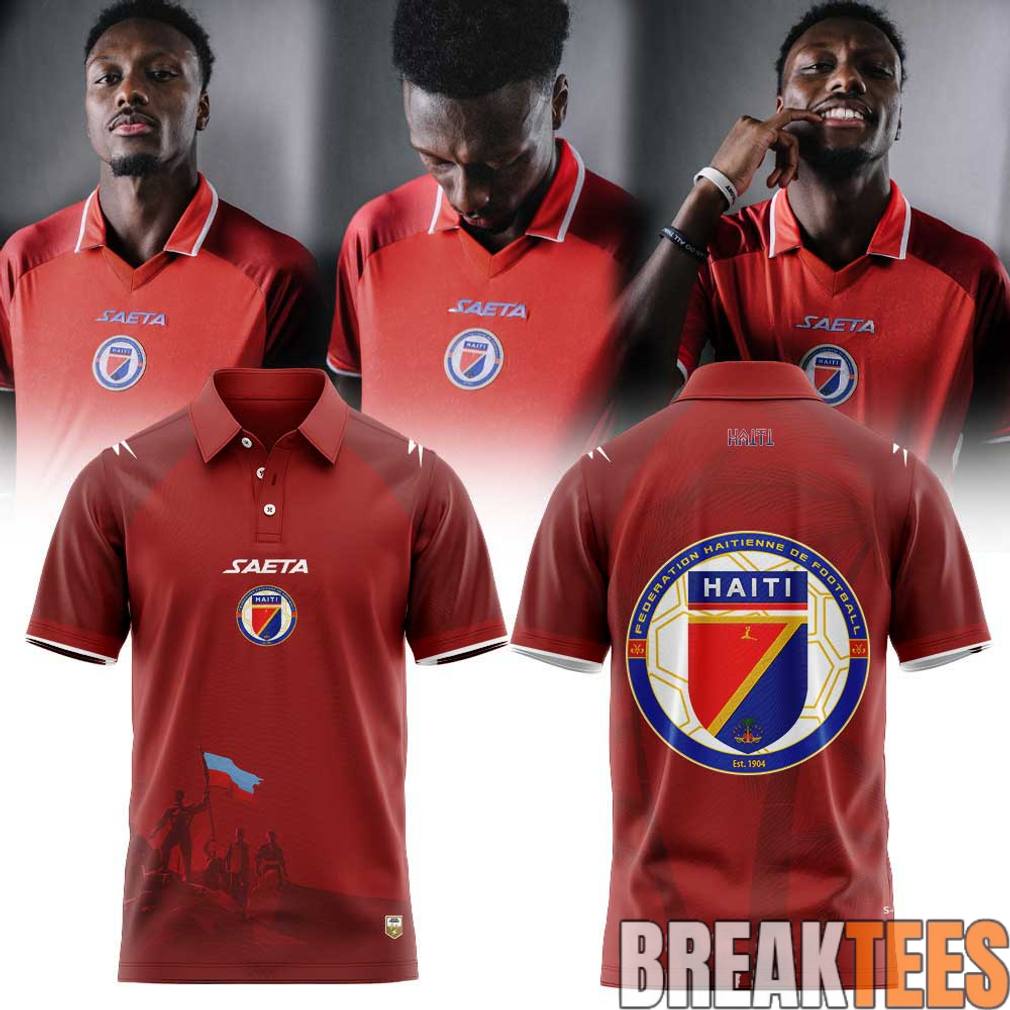 Haitienne De Football 1974 Historia do Haiti for World Cup 2026 Polo Shirt