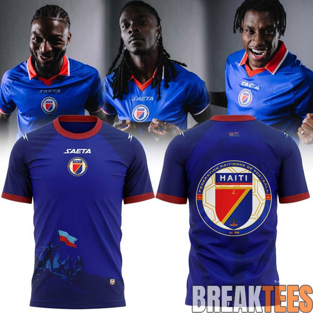 Haitienne De Football 1974 Historia do Haiti for World Cup 2026 Shirt