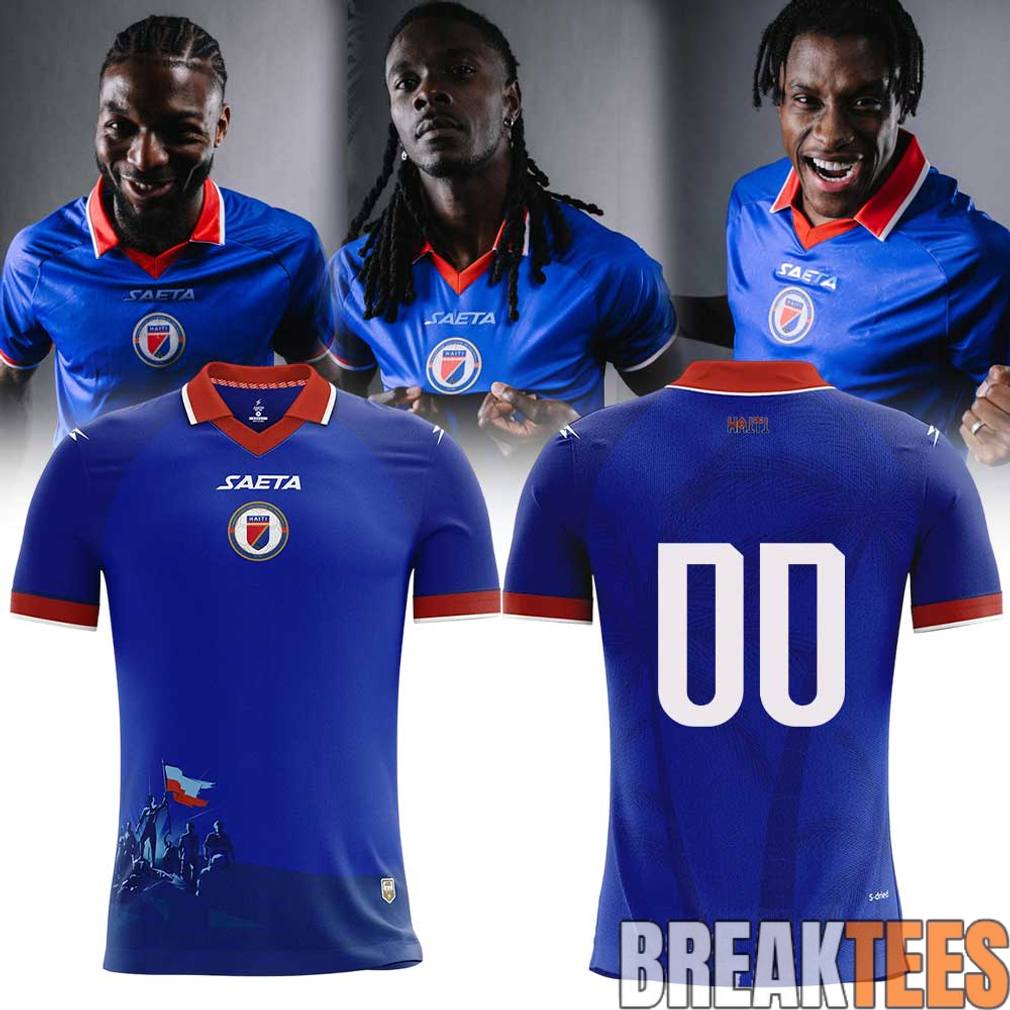 Haitienne De Football 1974 Historia do Haiti for World Cup 2026 Special Jersey