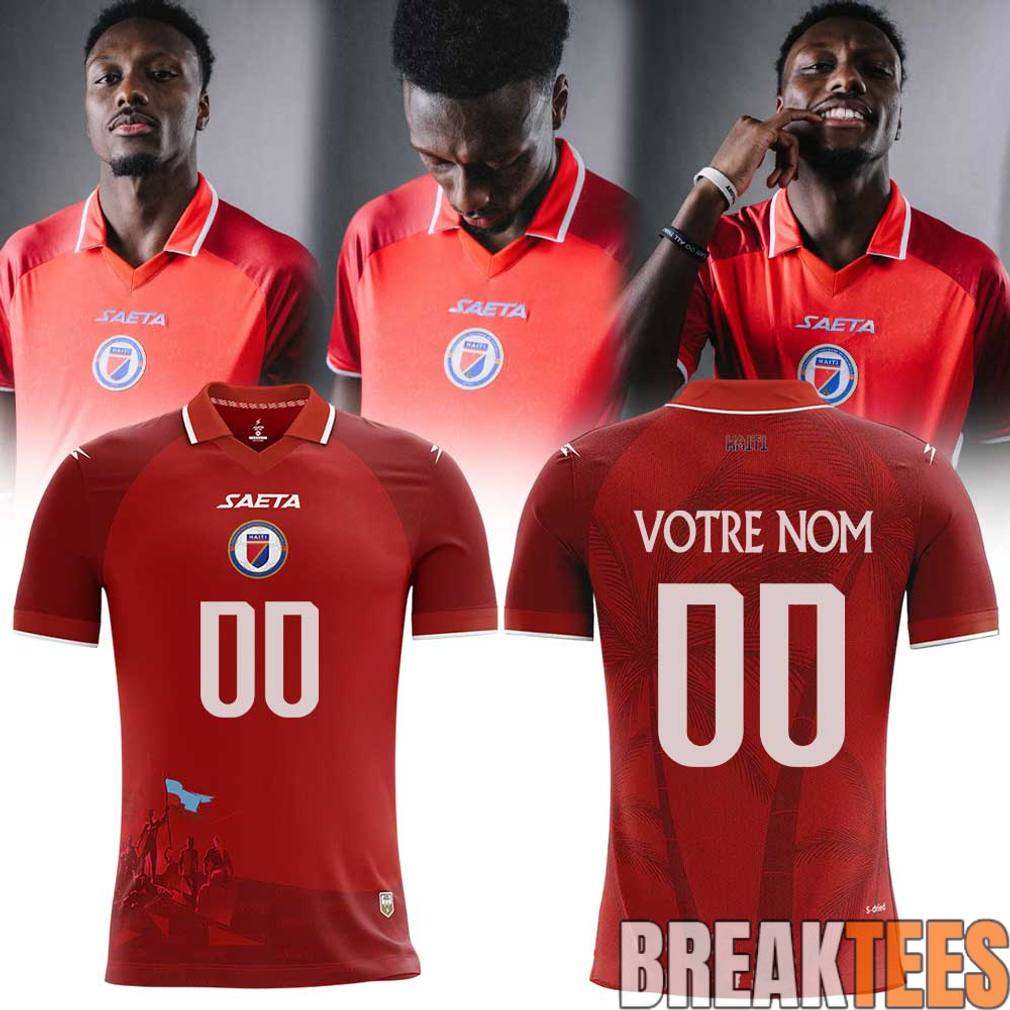 Haitienne De Football 1974 Historia do Haiti for World Cup 2026 Special Jersey