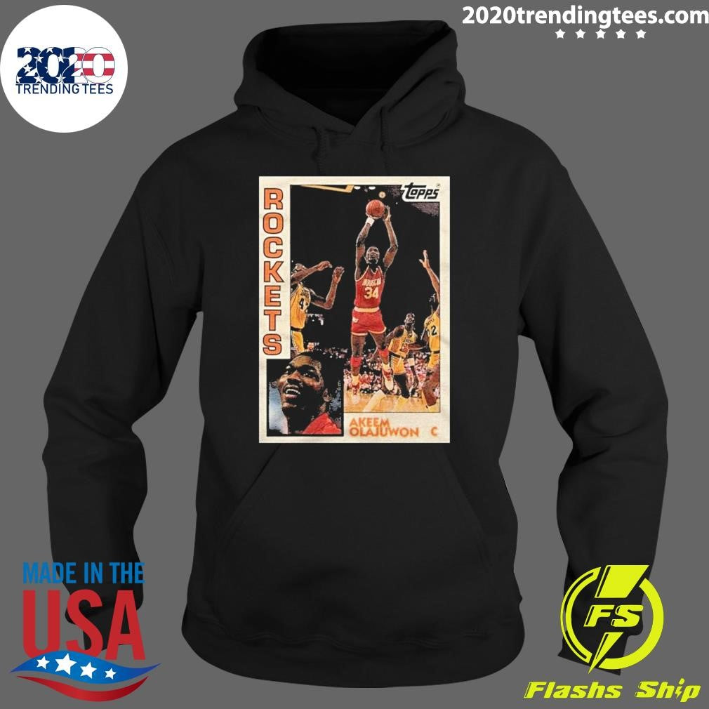 Hakeem Olajuwon Houston Rockets 2026 NBA Basketball Topps Shirt