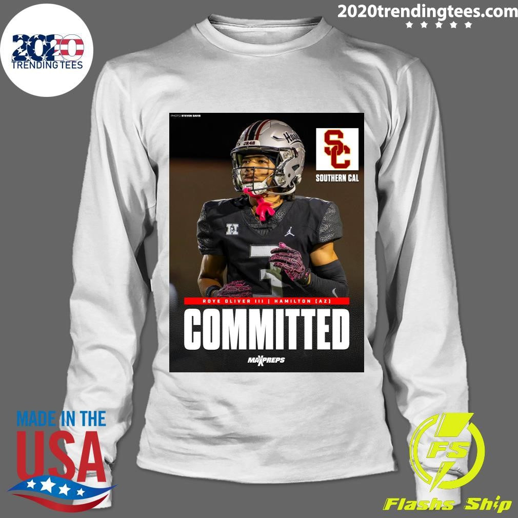 Hamilton (AZ) receiver Roye Oliver III has committed to play for USC Shirt