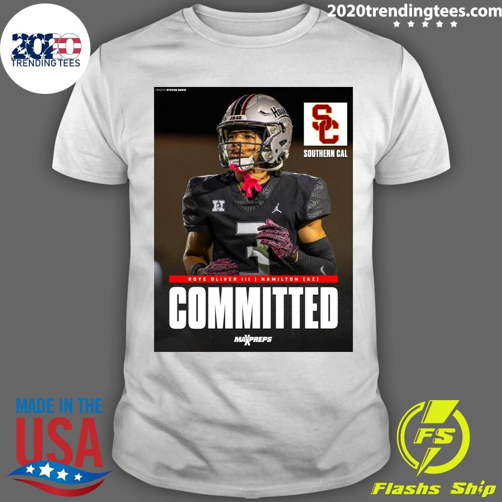 Hamilton (AZ) receiver Roye Oliver III has committed to play for USC Shirt