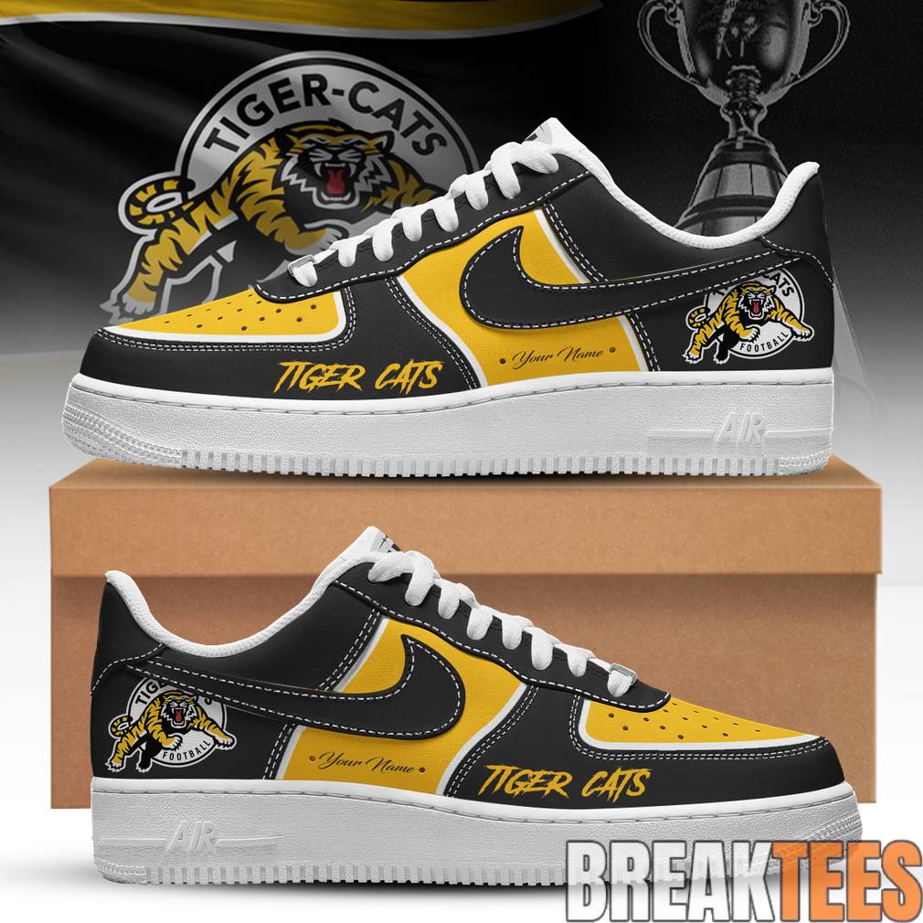 Hamilton Tiger-Cats Custom Air Force 1 Shoes