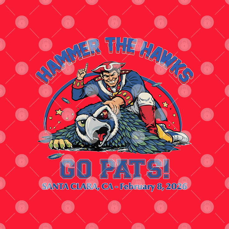 Hammer The Hawks Go Pats Santa Clara CA February 8 2026 Shirt