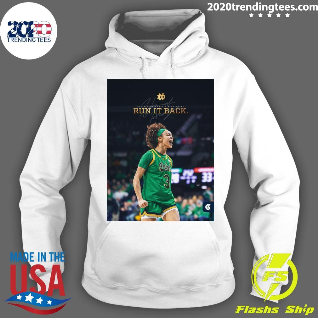 Hannah Hidalgo Run It Back Notre Dame Women’s Basketball Signature Shirt