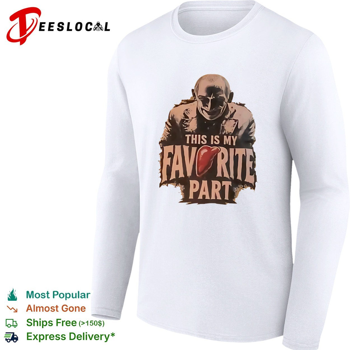 Hannibal Lecter The Silence of the Lambs This Is My Favorite Part shirt