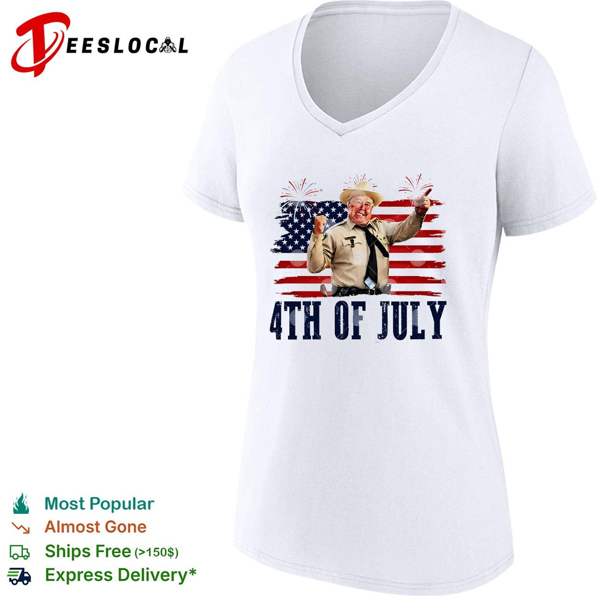 Happy 4th Of July To All You Sumbitches Smokey And The Bandit shirt