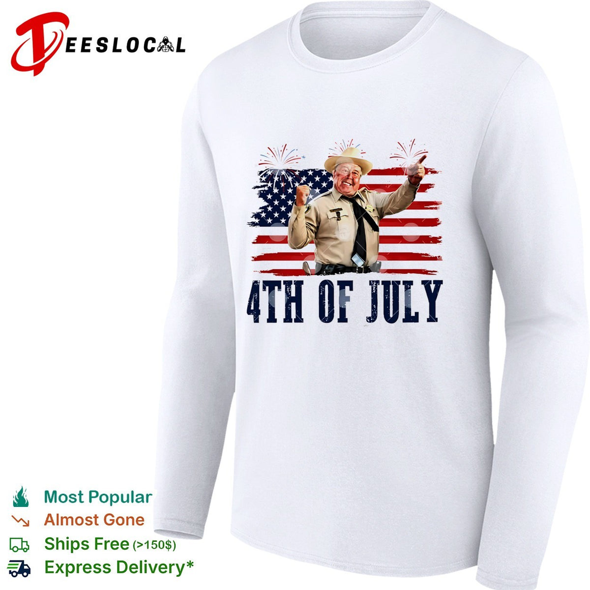 Happy 4th Of July To All You Sumbitches Smokey And The Bandit shirt