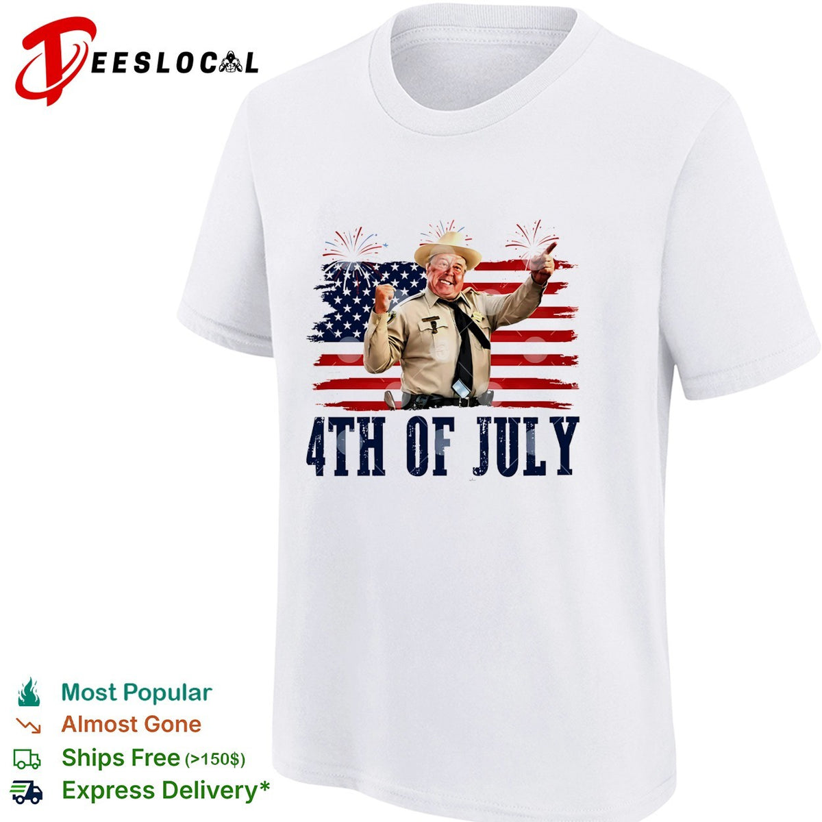 Happy 4th Of July To All You Sumbitches Smokey And The Bandit shirt