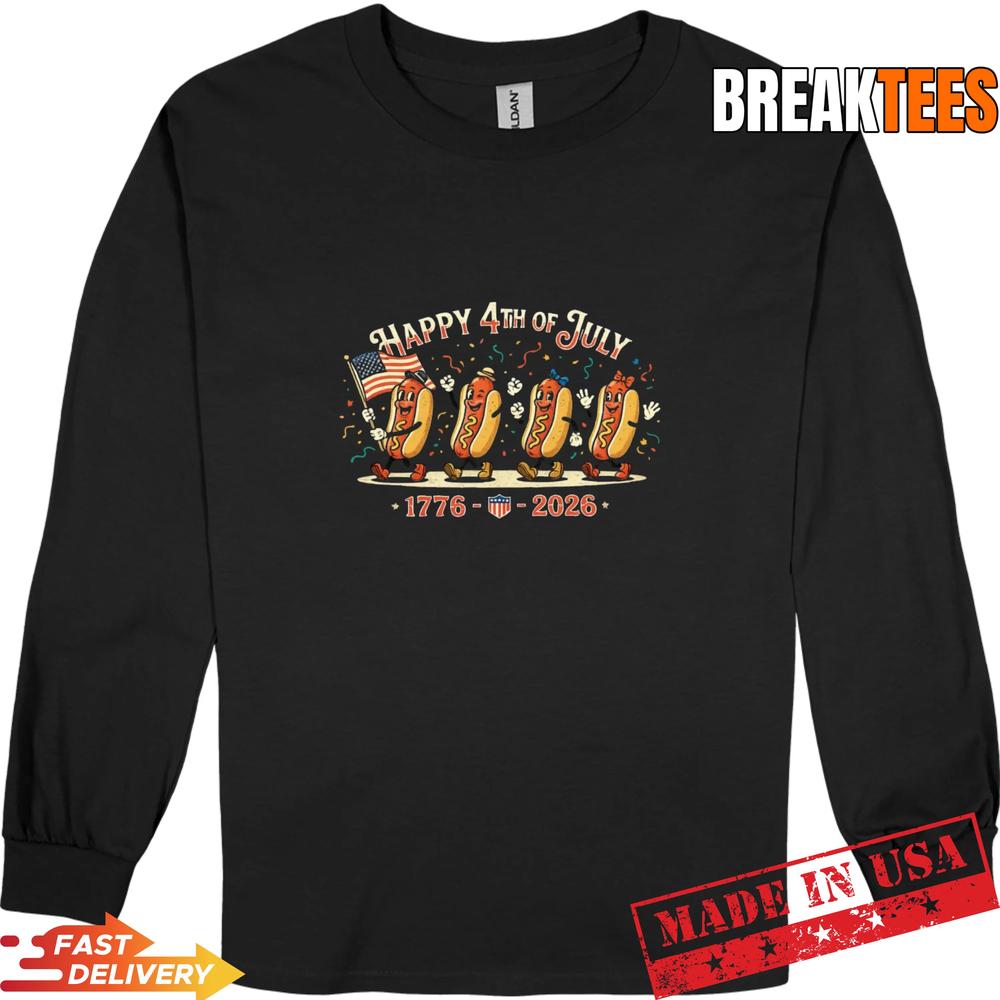 Happy 4th of July 250 years 1776-2026 T-Shirt