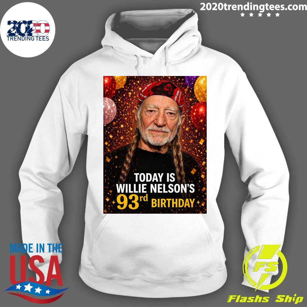 Happy 93rd Birthday Willie Nelson Shirt