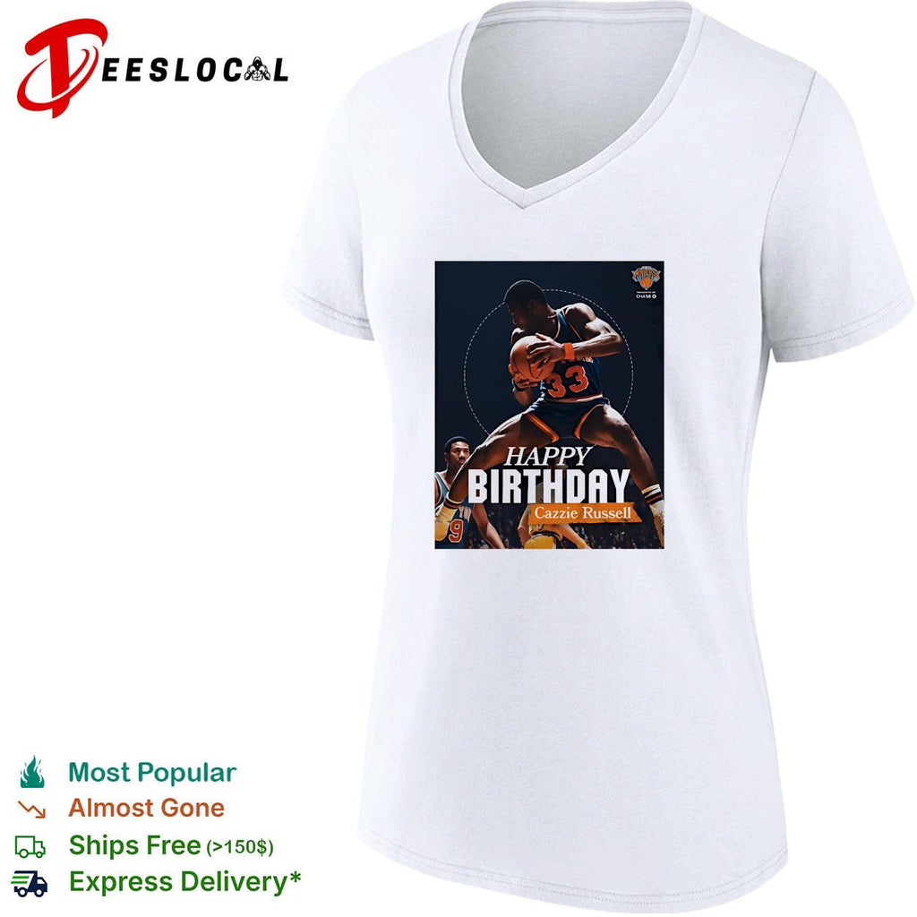 Happy Birthday Cazzie Russell shirt