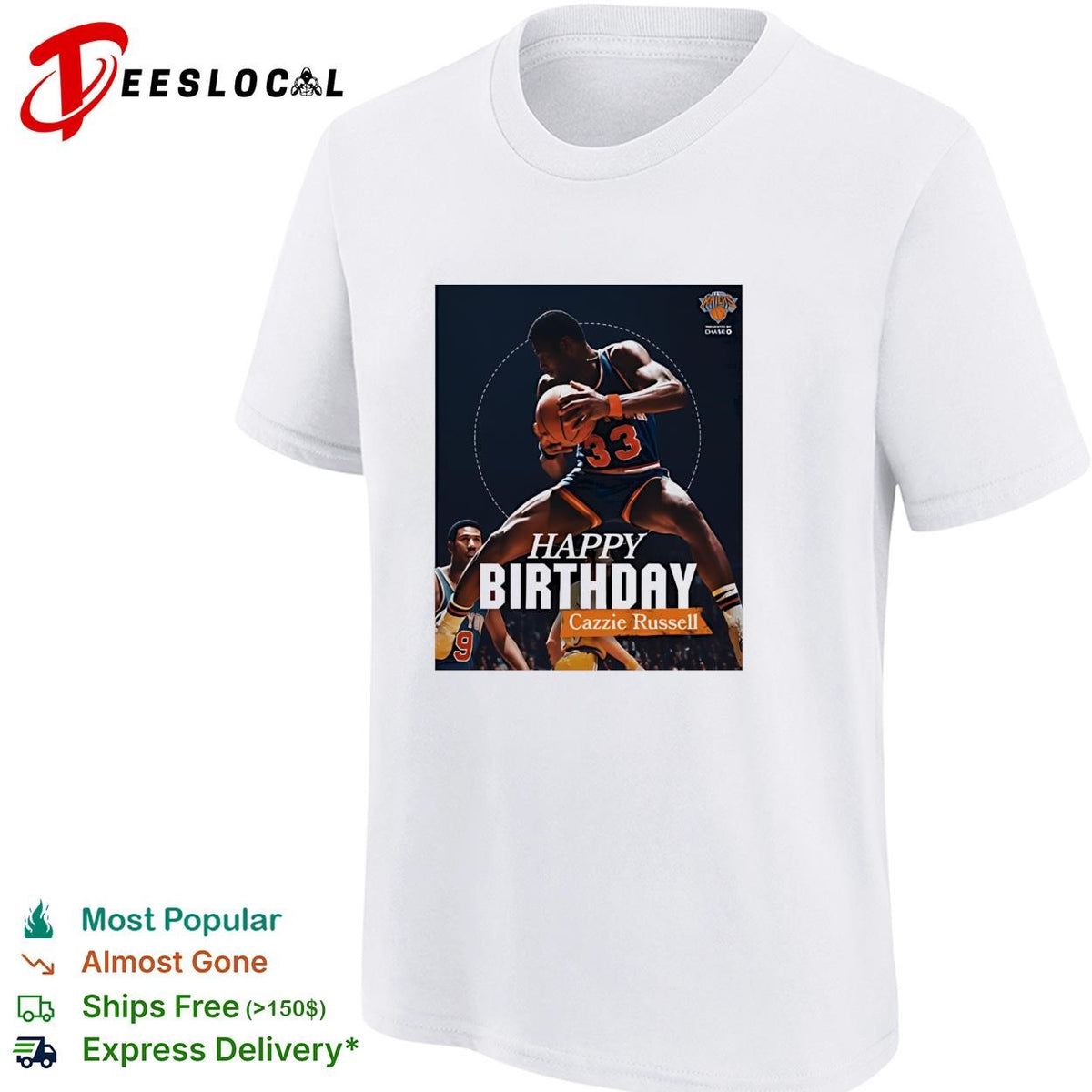 Happy Birthday Cazzie Russell shirt