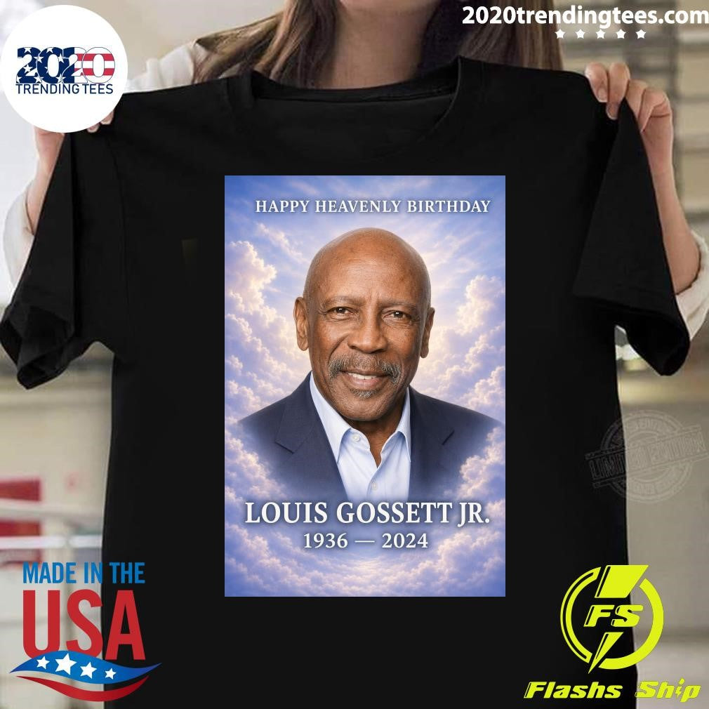 Happy Heavenly Birthday Louis Gossett Jr. 1936-2024 Shirt