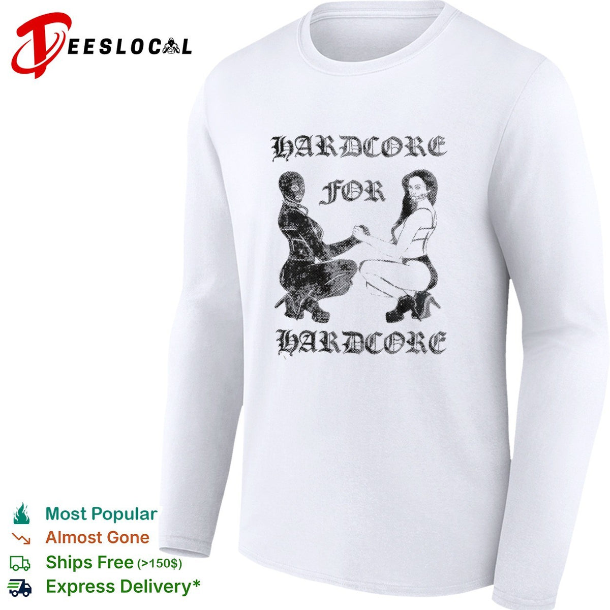 Hardcore for Hardcore Fetish Aesthetic gothic shirt