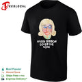 Harry Sisson loves the cock parody face blonde hair glasses meme shirt