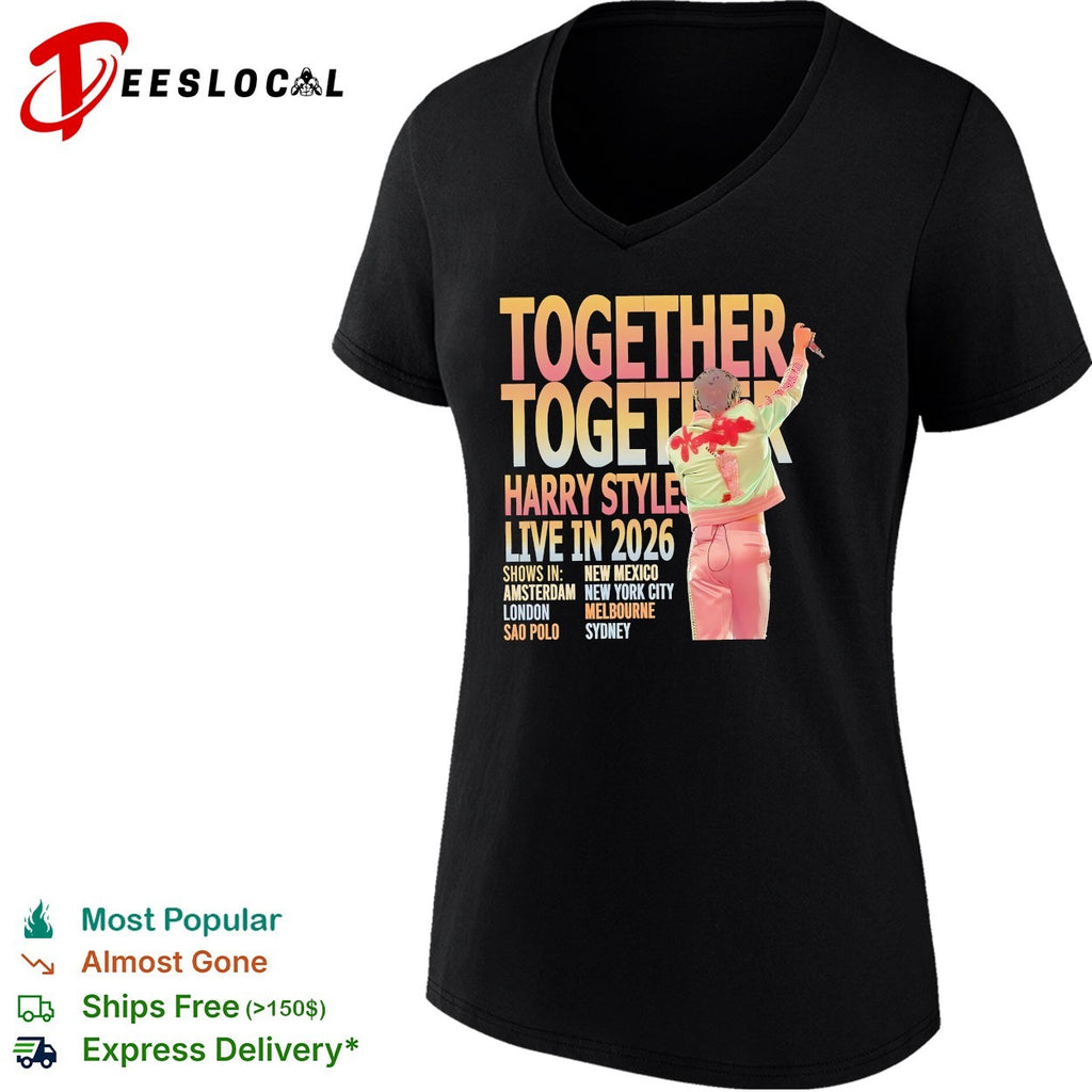 Harry live 2026 tour cities list shirt