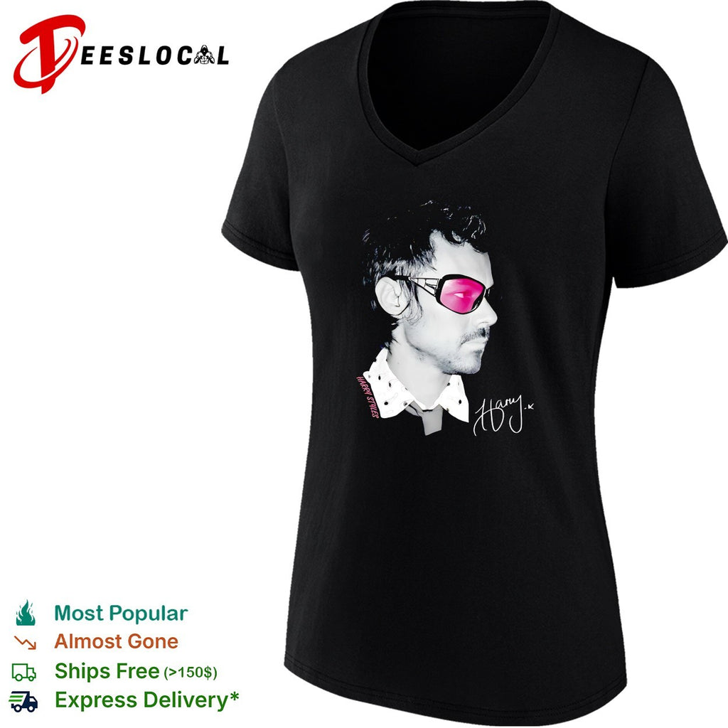 Harry sunglasses portrait signature shirt