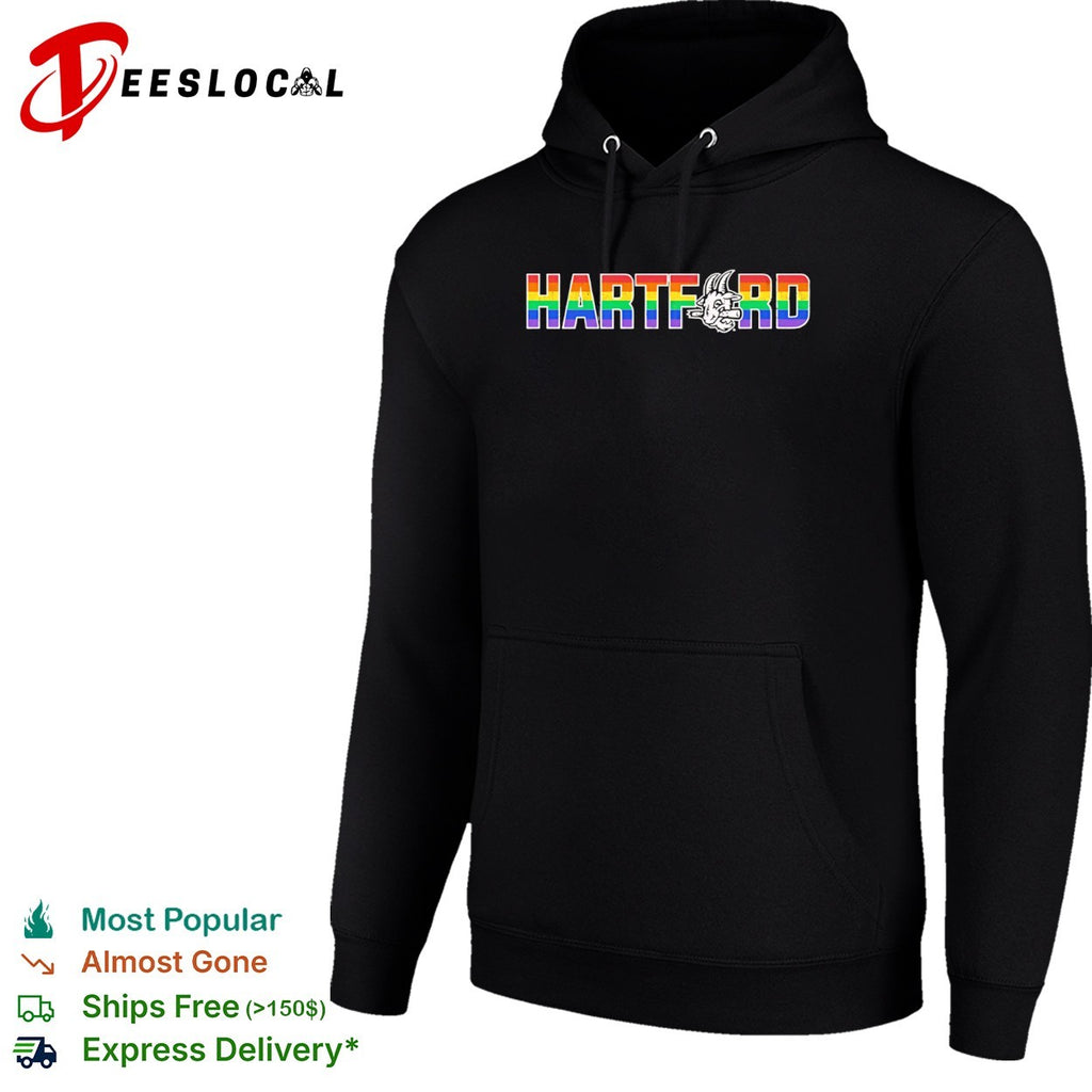 Hartford Yard Goats rainbow shirt
