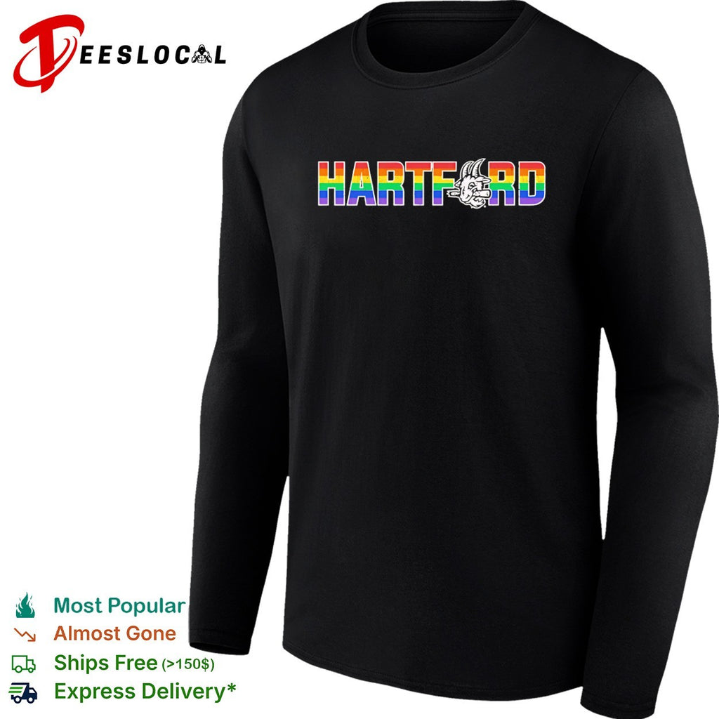 Hartford Yard Goats rainbow shirt