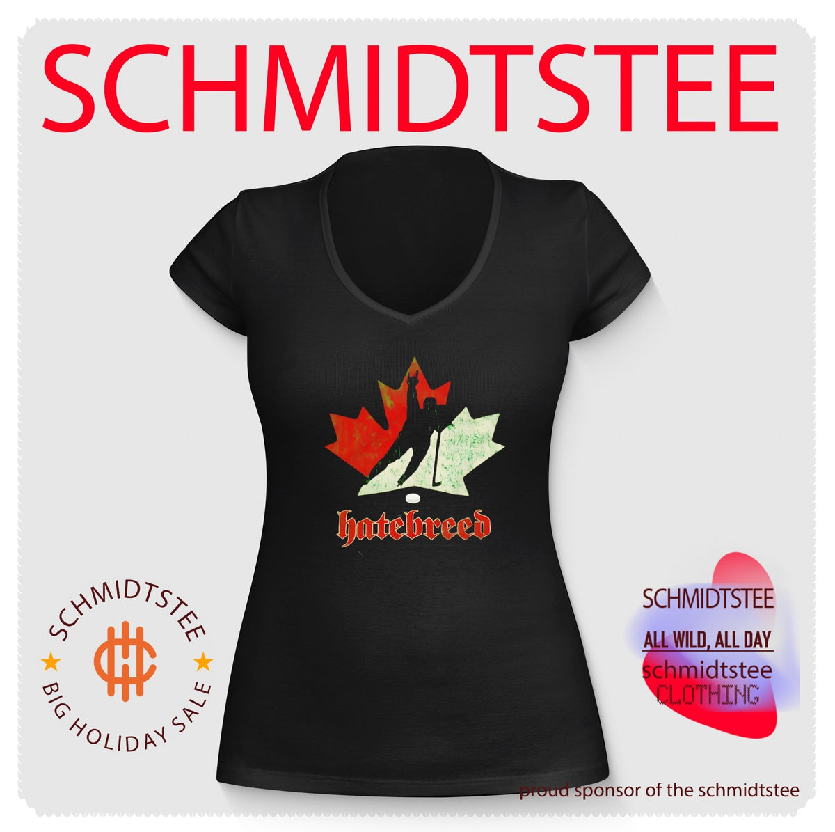 Hatebreed Canadian Maple Leaf Hockey Player Vintage shirt
