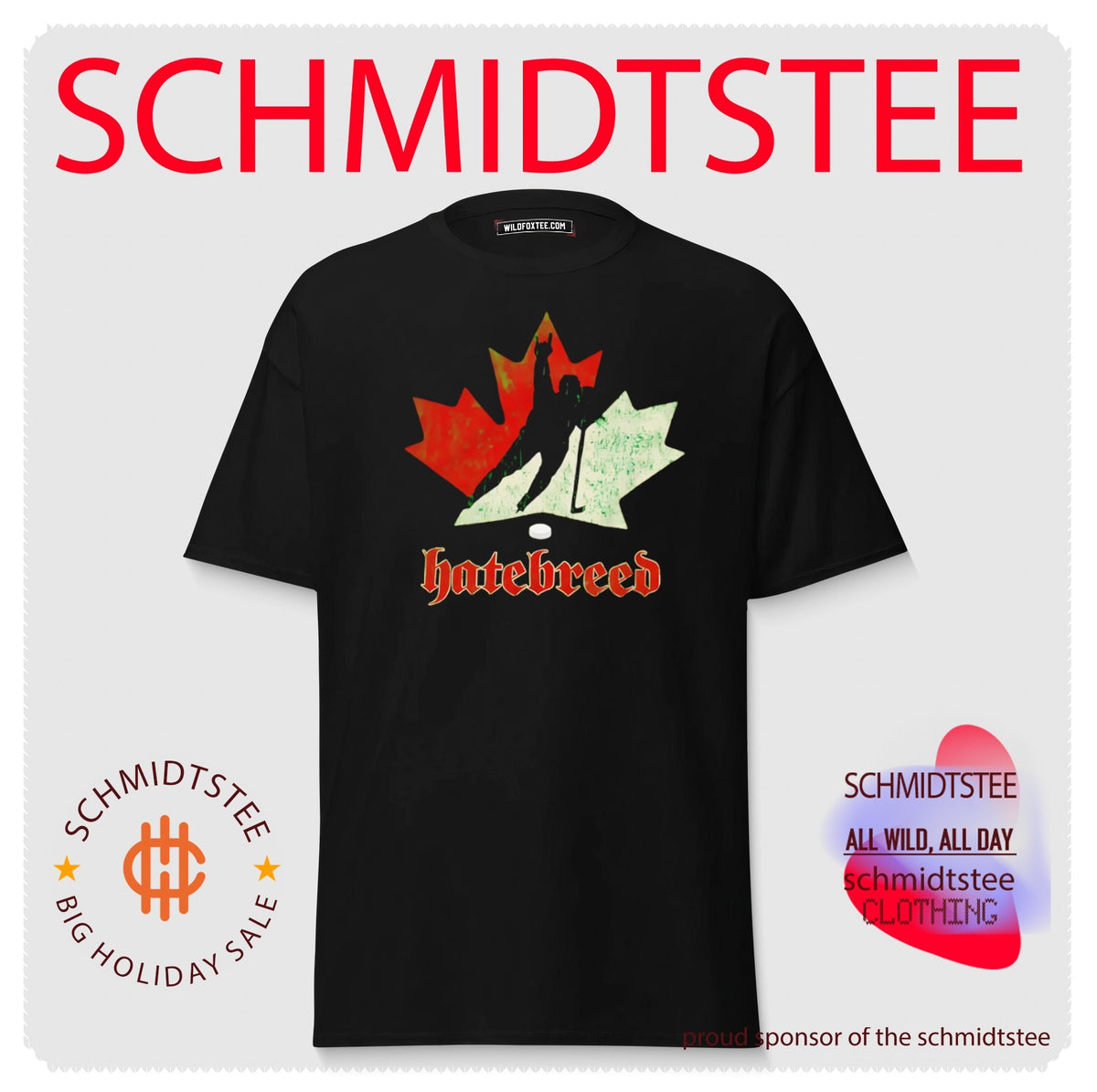 Hatebreed Canadian Maple Leaf Hockey Player Vintage shirt