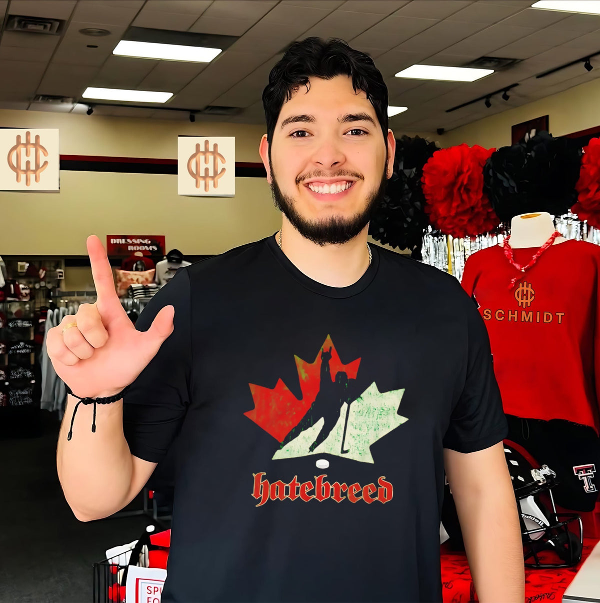 Hatebreed Canadian Maple Leaf Hockey Player Vintage shirt