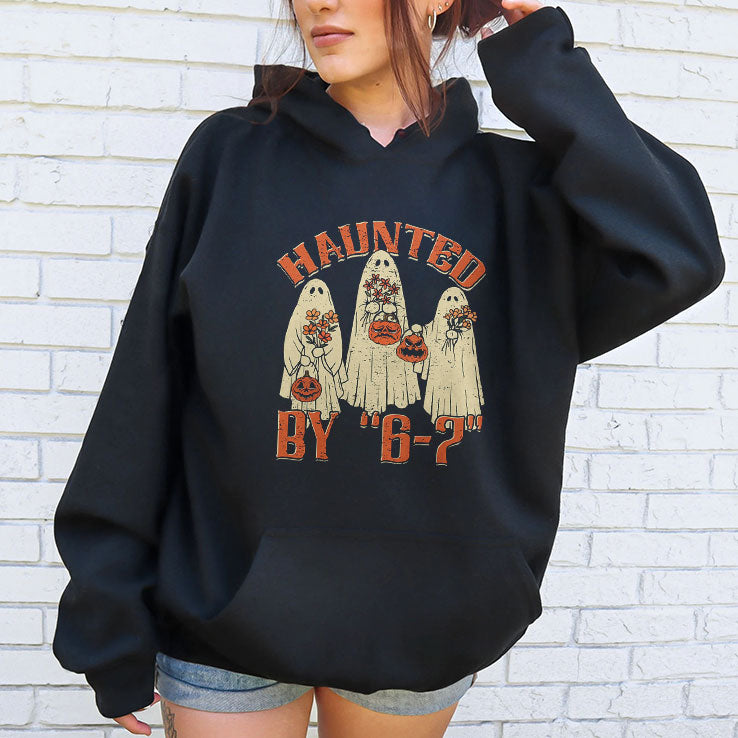 Haunted By 6 7 Meme Halloween T Shirt