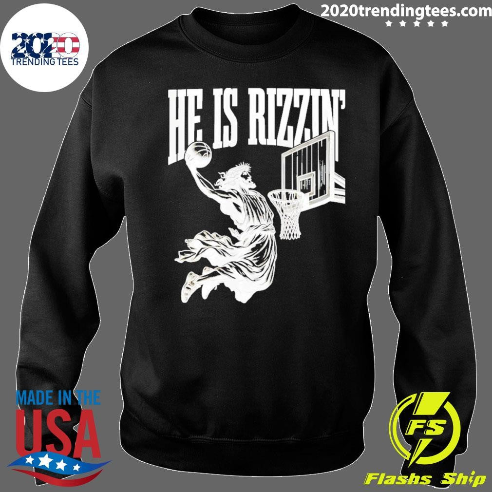 He Is Rizzin Jesus Slam Dunk Shirt