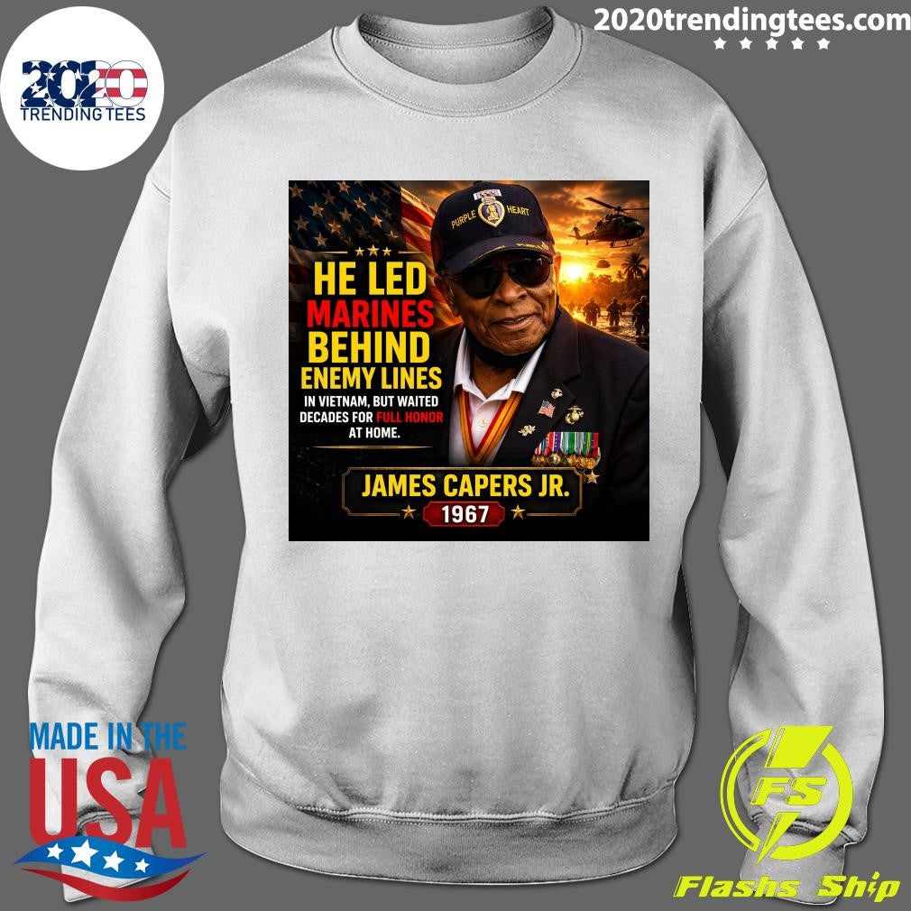 He Led Marines Behind Enemy Lines In Vietnam, But Waited Decades For Full Honor At Home James Capers Jr. 1967 Shirt