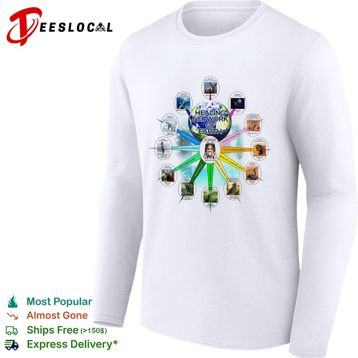 Healing Network of Earth Beloved Stella and the Animal Kingdom shirt