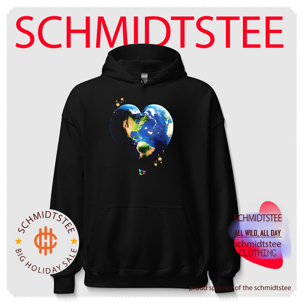 Heart-Shaped Earth with Sparkling Stars shirt