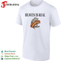 Heaven is real Cute Cat hugging Hot Dog funny food meme lover gift shirt
