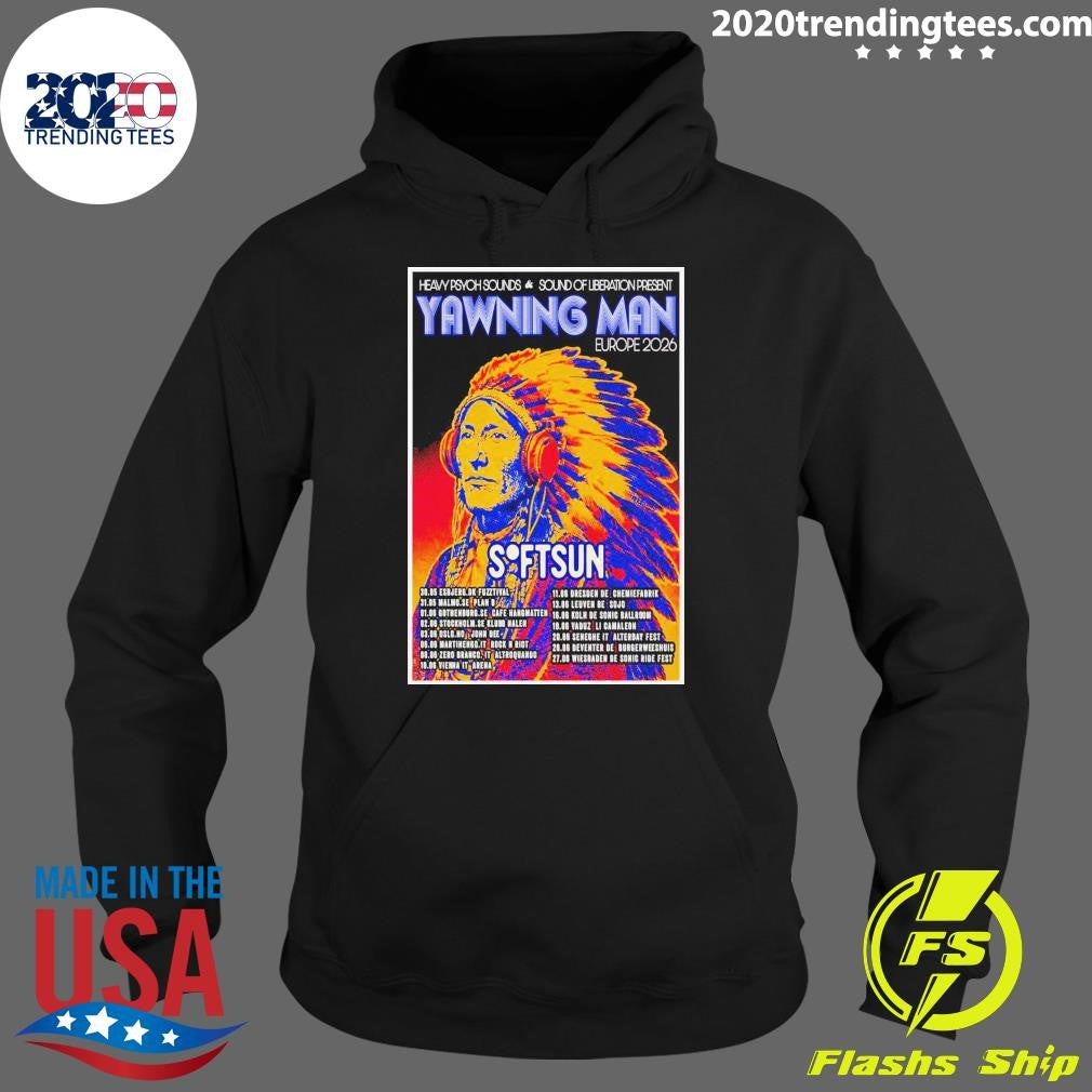 Heavy Psych Sounds And Yawning Man SoftSun Europe 2026 Shirt