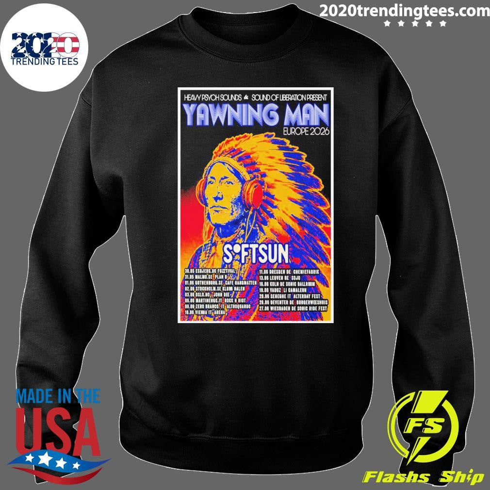 Heavy Psych Sounds And Yawning Man SoftSun Europe 2026 Shirt