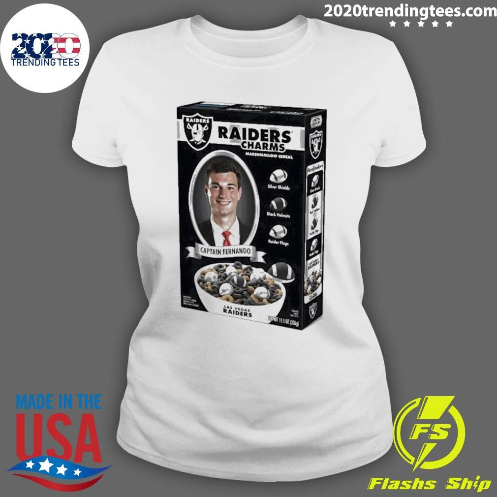 Heisman Trophy Captain Fernando Raiders Charms Shirt