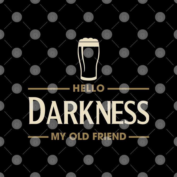 Hello Darkness My Old Friend Irish Beer St Patrick’s Day Party Shirt