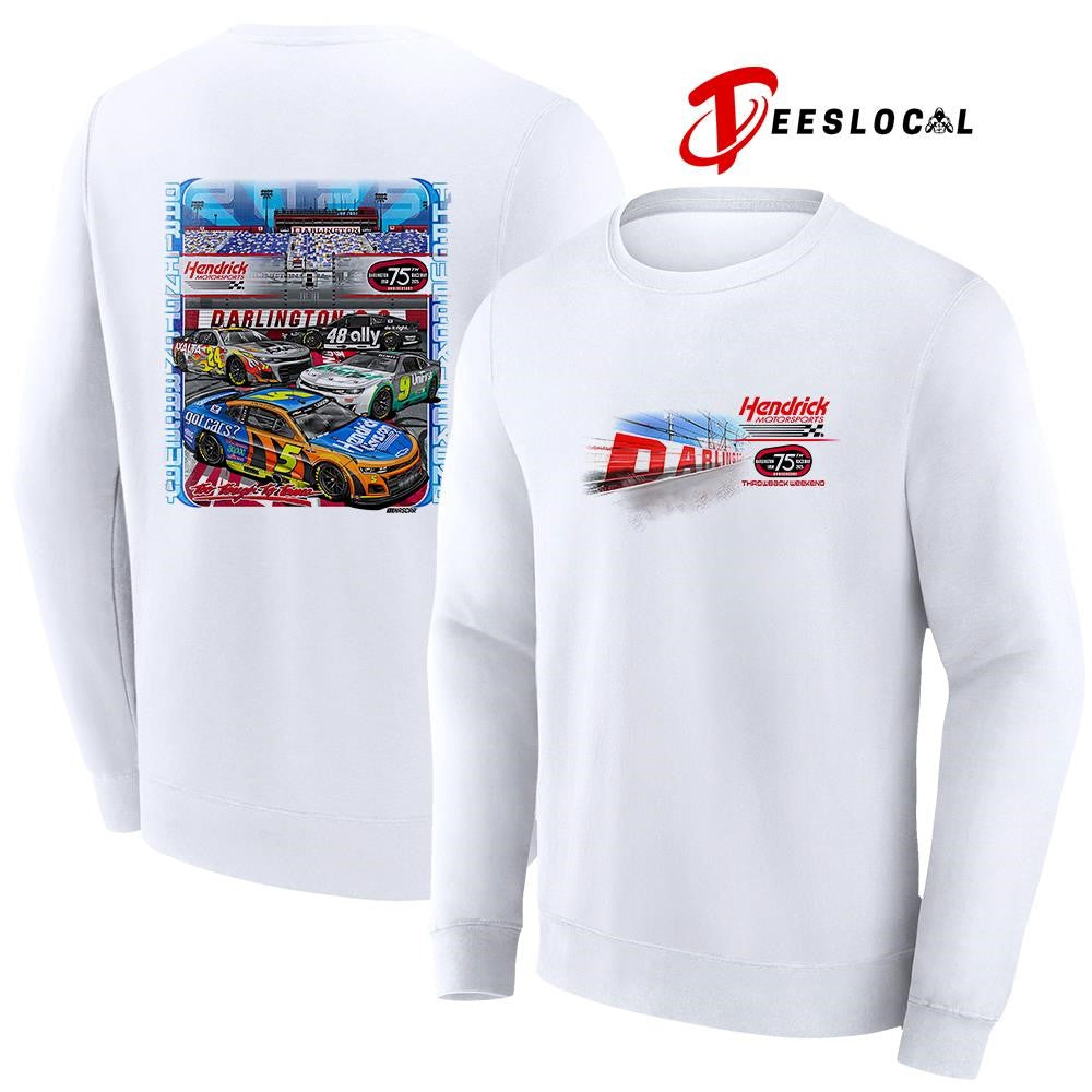 Hendrick Motorsports throwback weekend too tough to tame graphic shirt