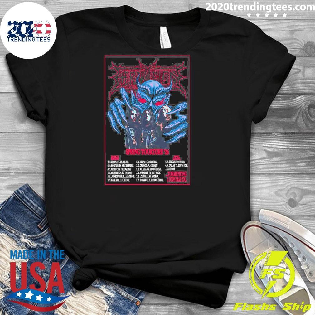 Herakleion 2026 Spring Tour Tormenting A Town Near You Shirt