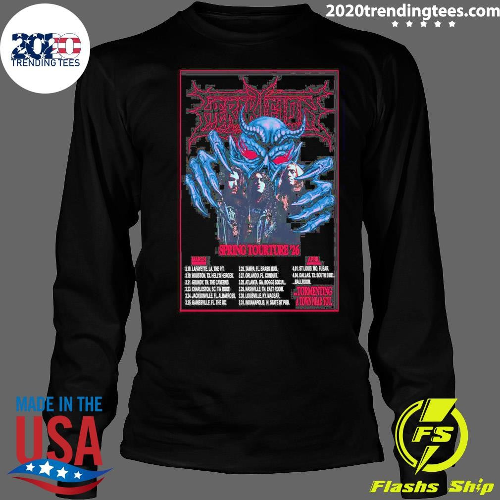 Herakleion 2026 Spring Tour Tormenting A Town Near You Shirt