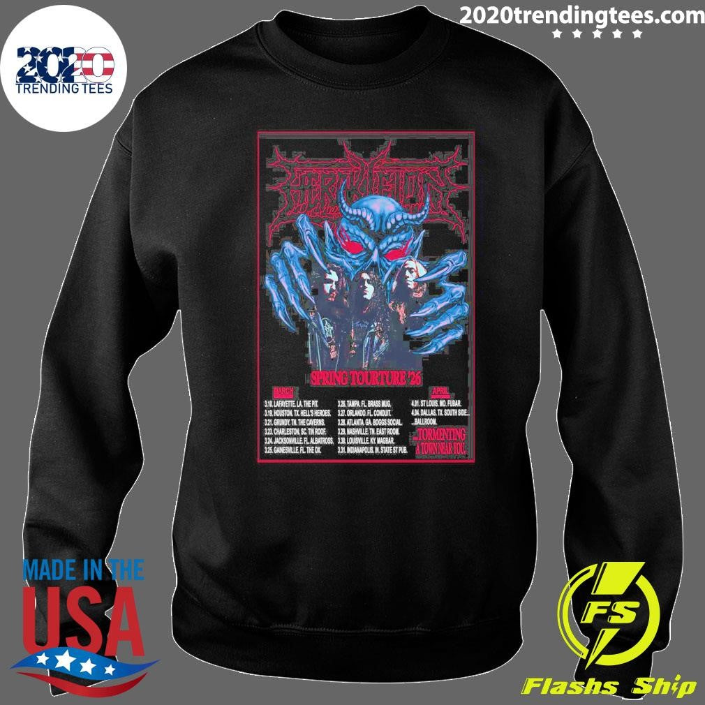 Herakleion 2026 Spring Tour Tormenting A Town Near You Shirt