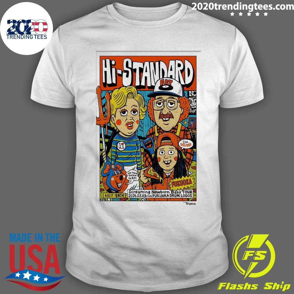 Hi Standard Fukuoka Japan March 3 2026 Shirt