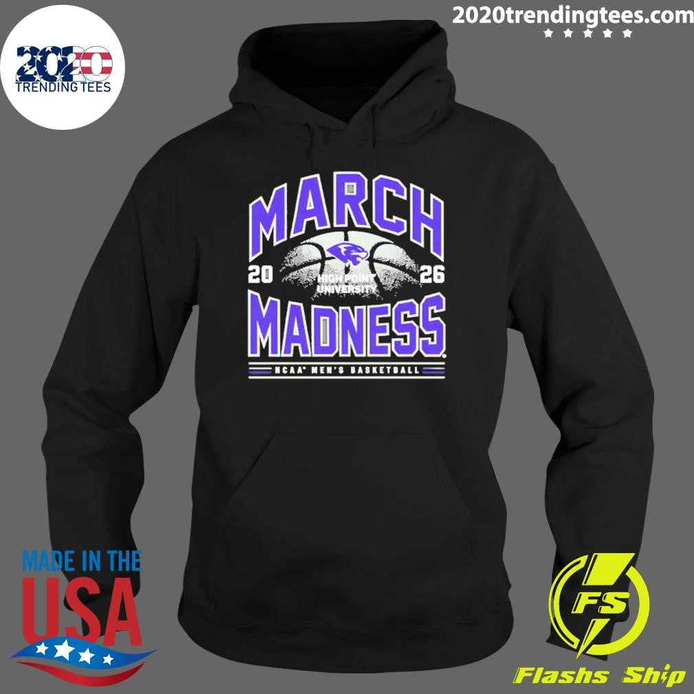 High Point 2026 Ncaa Men’s Basketball March Madness Logo Shirt