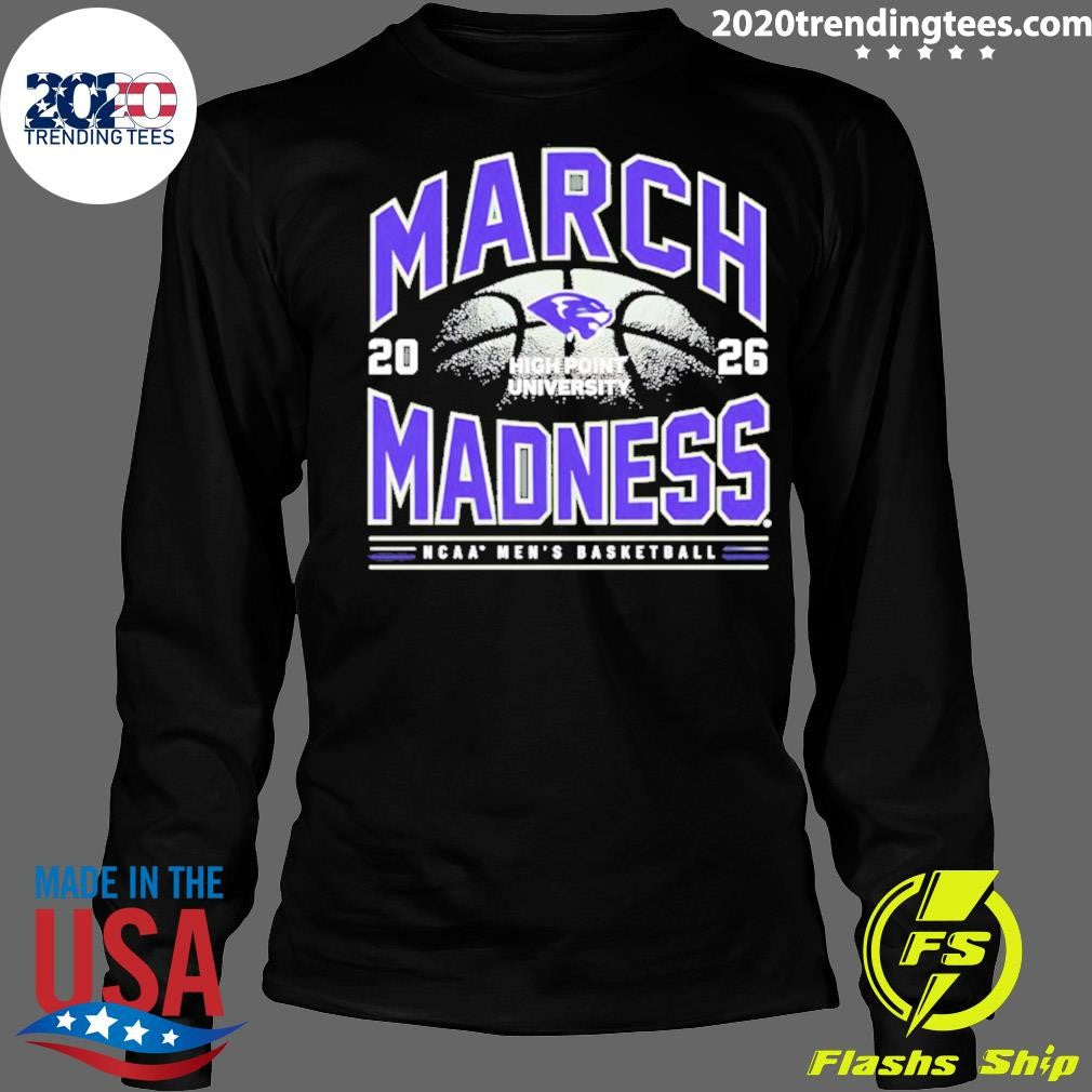 High Point 2026 Ncaa Men’s Basketball March Madness Logo Shirt