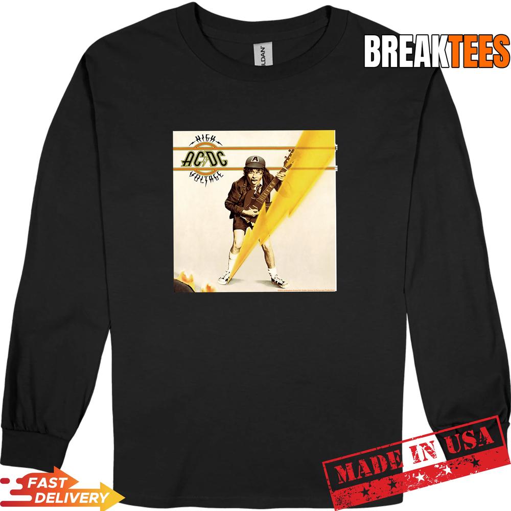 High Voltage ACDC Music Band T-Shirt